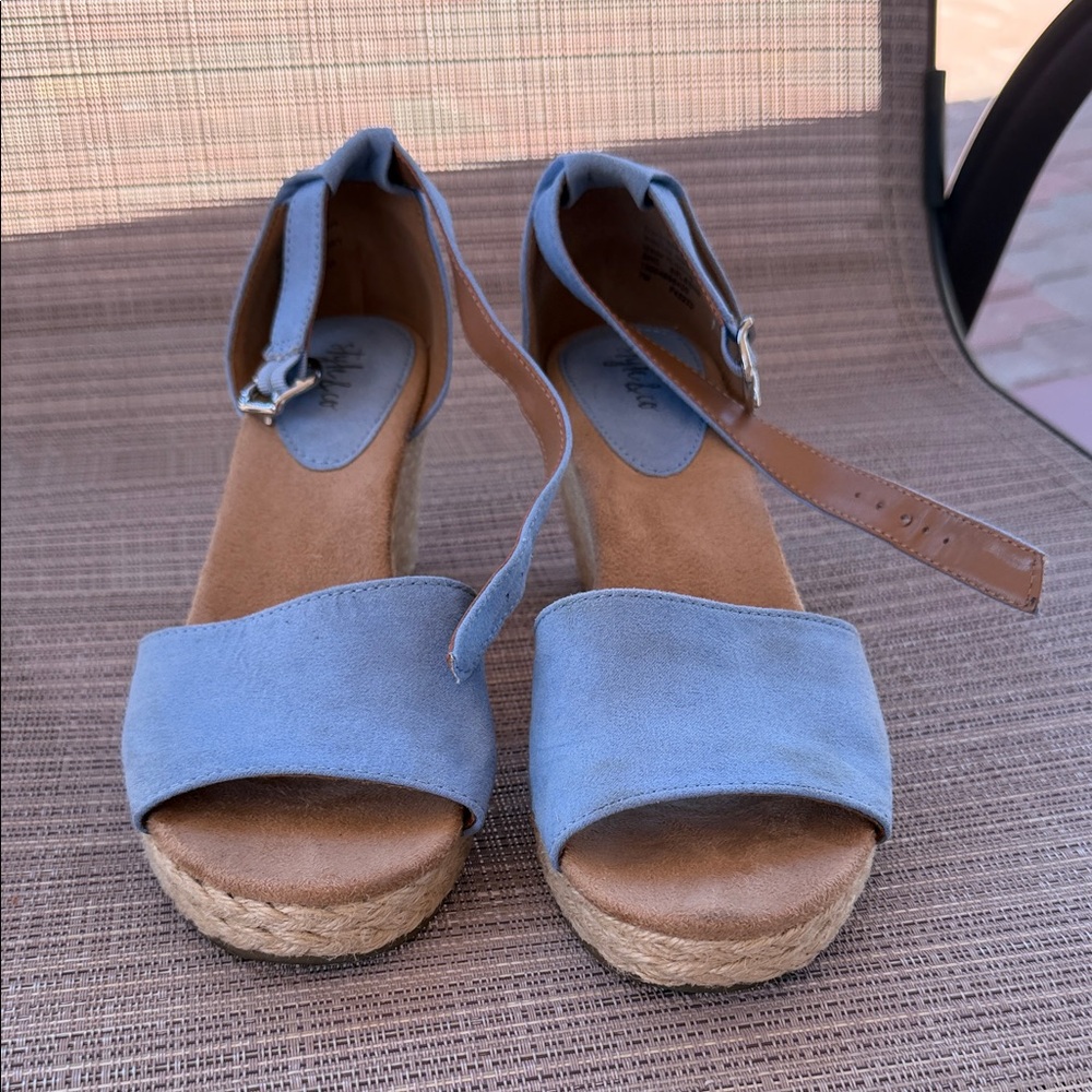 Style & Co. Light Blue Espadrille Sandals